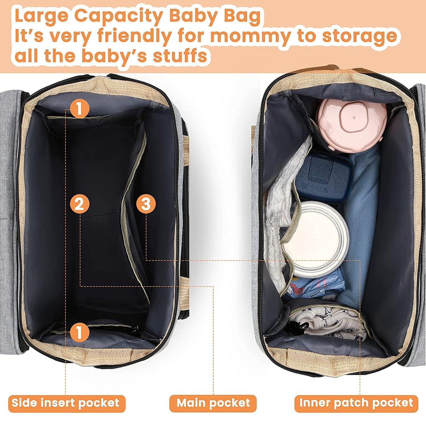 Sac à langer portatif  | Berceau de voyage BabyNappy™