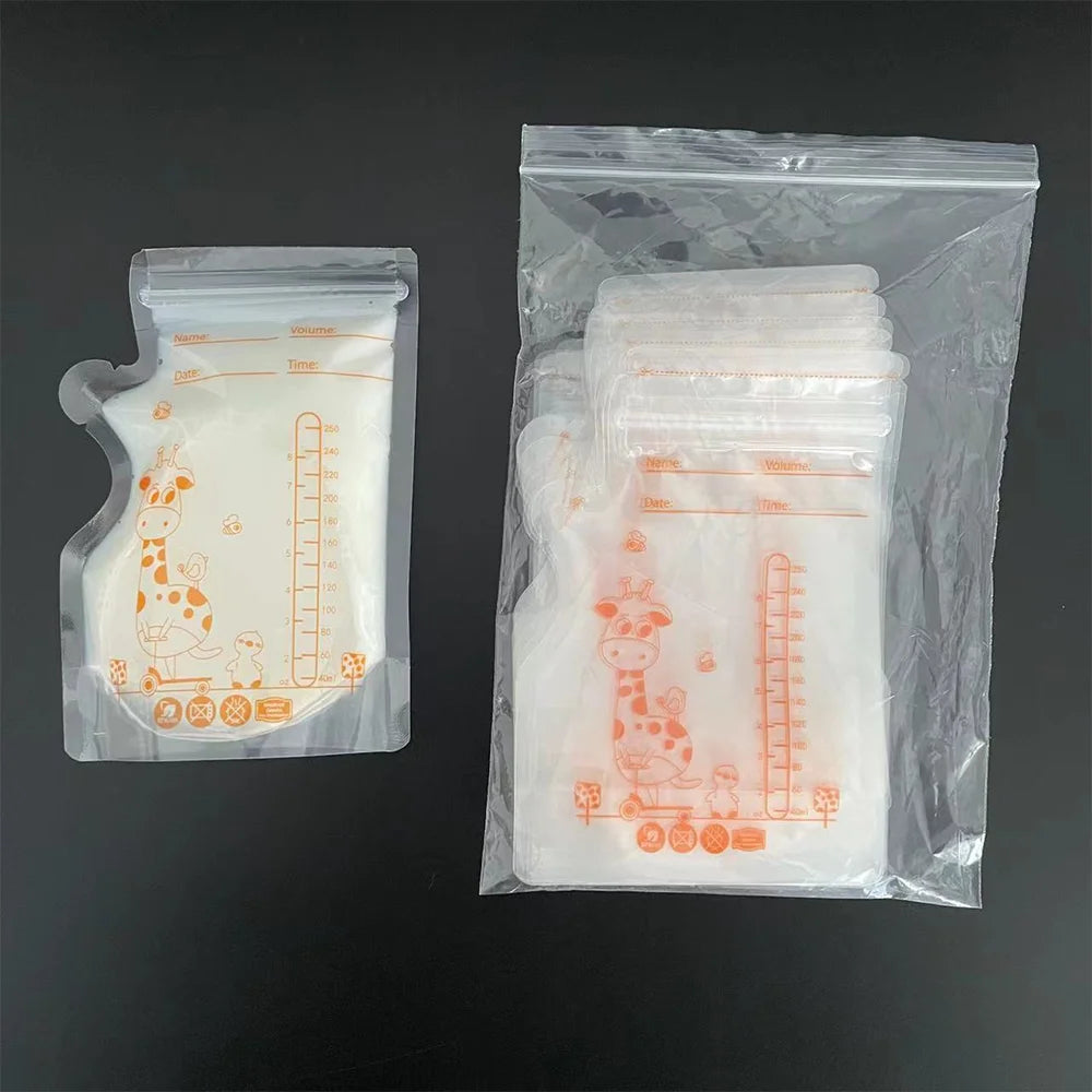 Sachets conservation lait maternel